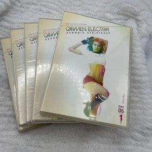 Carmen Electra Aerobic Striptease 5 DVD Set Vintage Workout Fitness Some Sealed